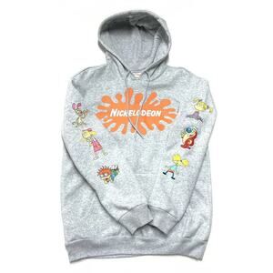 Nickelodeon Ren & Stimpy Rugrats Hoodie Size M Medium 90s Cartoons Sweatshirt